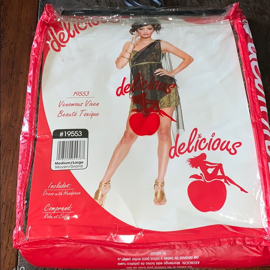 Venomous Vixen Halloween Costume Med Large